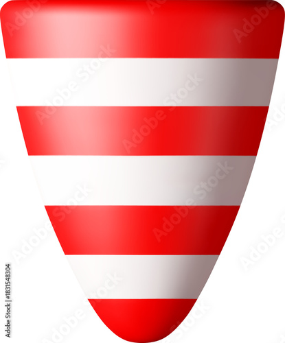 3d red party popper cone Free Download 3d red party popper cone - GFXLoad