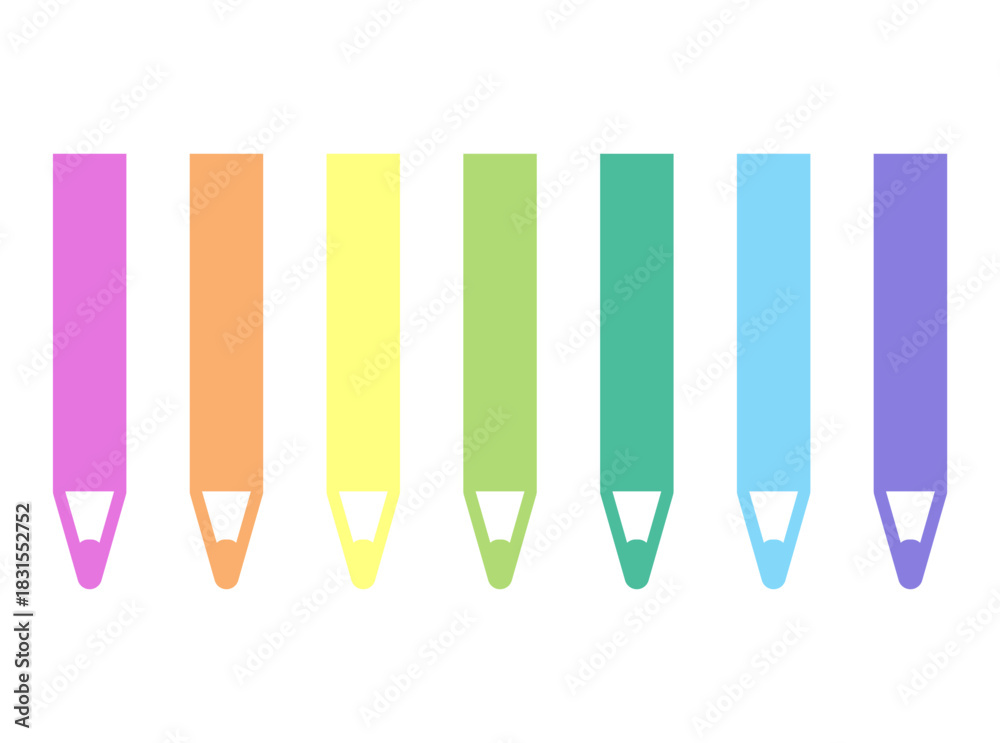Obraz premium color pencil set