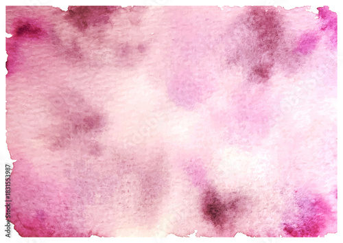 Dreamy Muted Pink Watercolor Texture, Hand-Drawn Analog Background for Design, Poster, Card, and Packaging