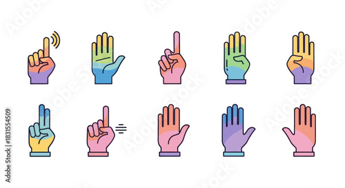 Cartoon zodiac animal characters set isolated on white background