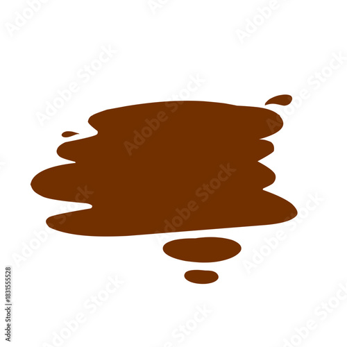 Chocolate splash vector 