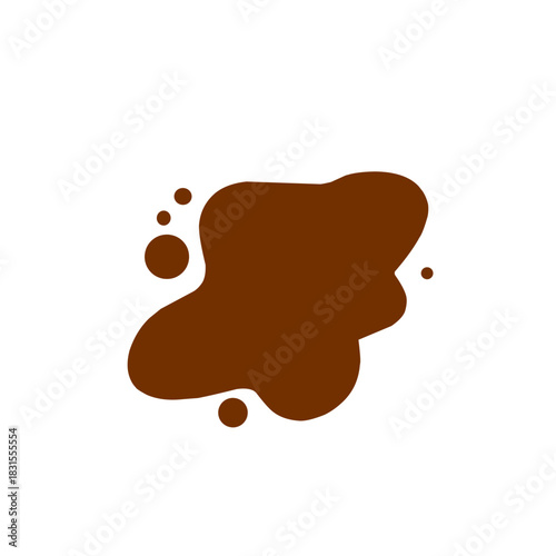 Chocolate splash vector 