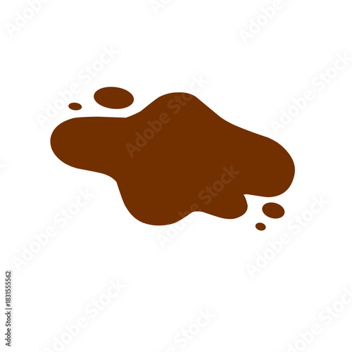Chocolate splash vector 