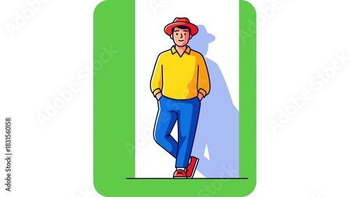 A strong, muscular cartoon cat with grey stripes and an angry expression lifts dumbbells, showcasing its biceps in a blue tank top against a pink background.