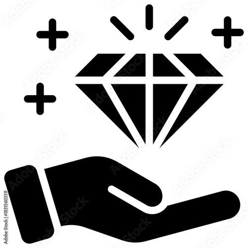 Value proposition icon for gross domestic product (GDP), business, website, application, printing, document, poster design, etc