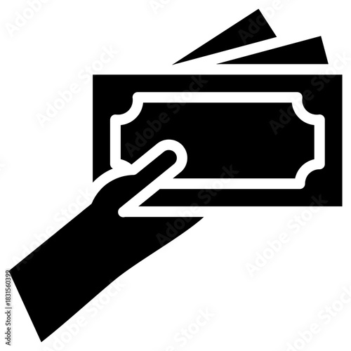 Wages icon for gross domestic product (GDP), business, website, application, printing, document, poster design, etc