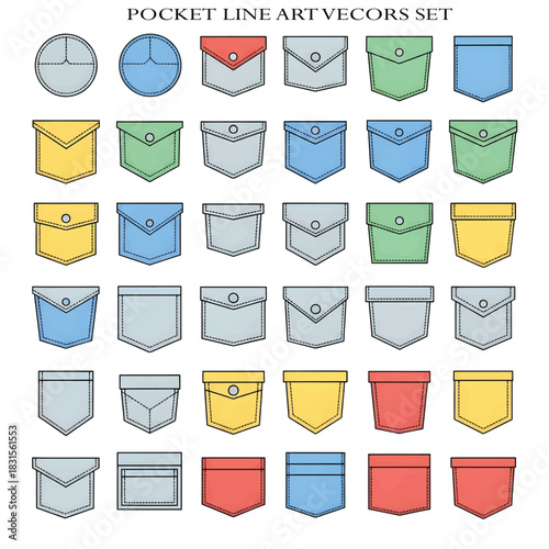 Clothing Pocket Detail Illustration
