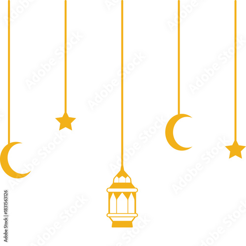 Islamic Hanging Illustration