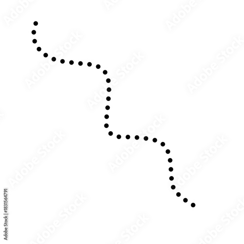 Simple bee trail line 