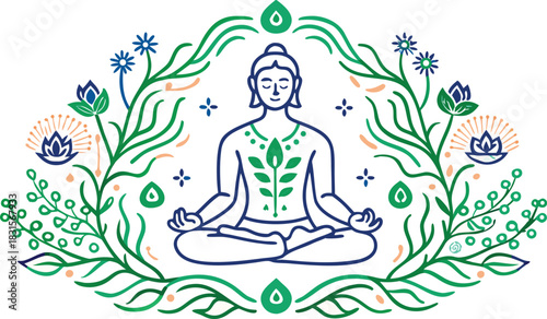 Abstract geometric shape with vibrant colors isolated on transparent background