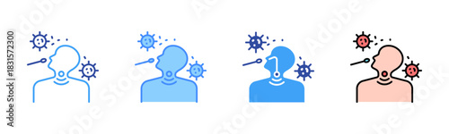 Swab Icon, Multi Styles Icon Set