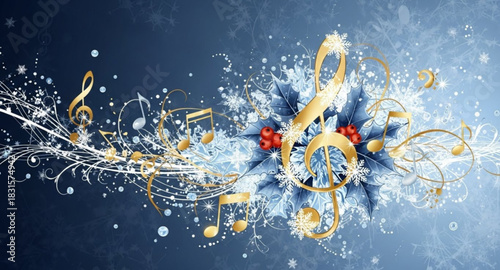 music background with notes