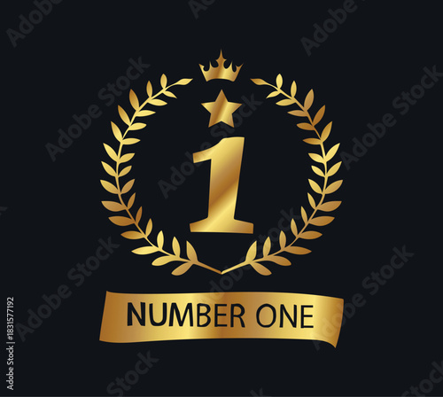 anniversary golden label. golden 1 winner vector. 1 winner gold	