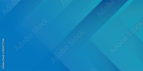 Abstract blue and teal gradient background with diagonal geometric shapes creating a modern and dynamic design.