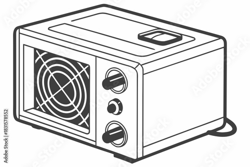 Air purifier detailed drawing