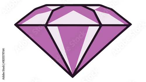 purple diamond vector illustration