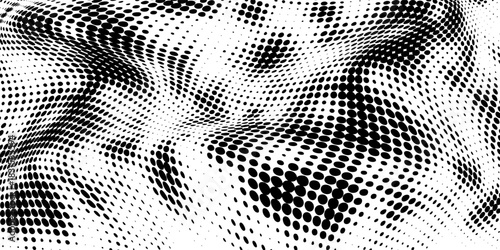 background dot Halftone gradient. Dotted gradient, smooth dots spraying and halftones dot background seamless modern arts