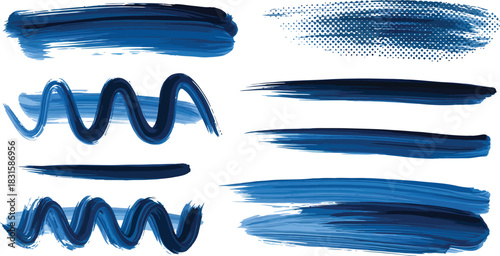 Mega bundle of different ink brush strokes:rectangle,square and round freehand drawings.Ink splatters,grungy painted lines,artistic design