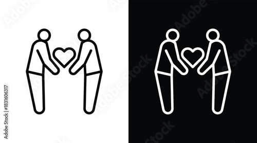 respect Two-tone version in black and white background