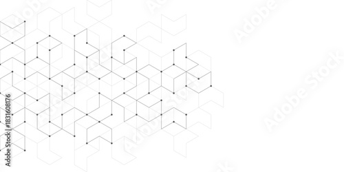 Abstract vector background with simple geometric figures and dots. Graphic design element and polygonal shape pattern