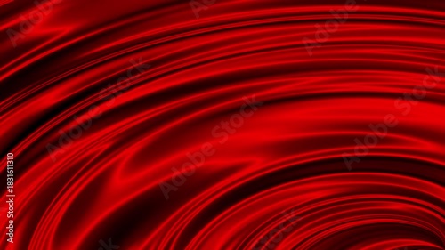 Red Swirl Cloth Wave Red Background Seamlessly Looped