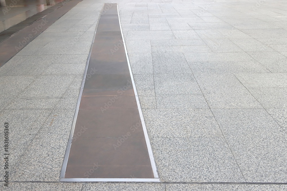 Obraz premium Skywalk pedestrian perspective pattern background