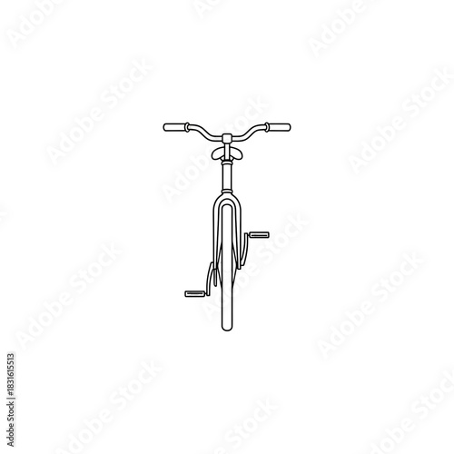 Front view of a bike