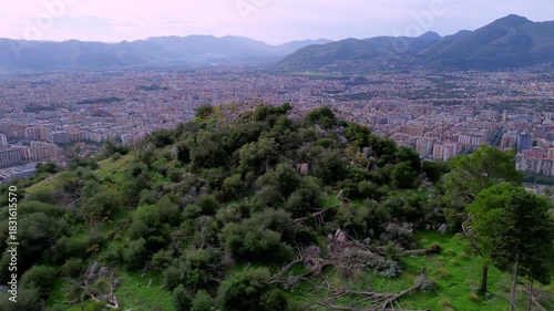 View from Mont Pellegrini on Palermo 