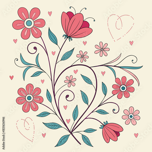 Sure! Please provide the sentences and tags you'd like me to use to create the image description