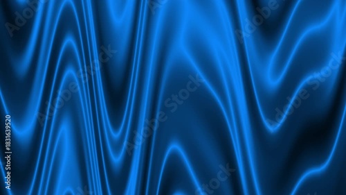 Blue Cloth Wave Red Background Seamlessly Looped