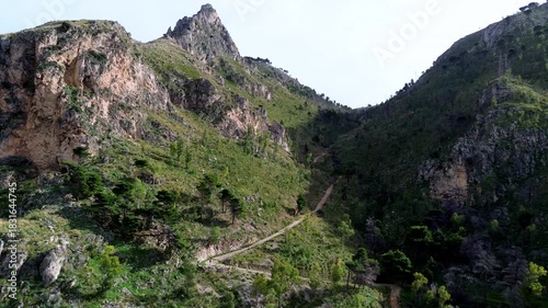 Mountains close to Palermo, Sicily