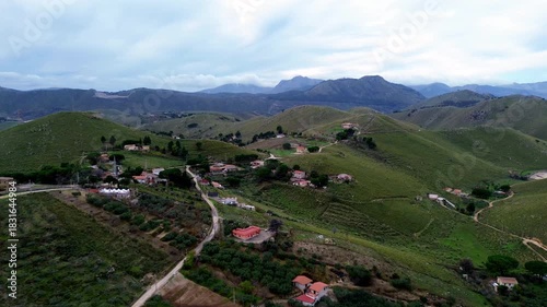 Sicilian Mountains Close to Palermo