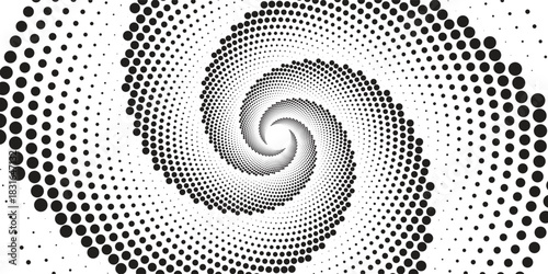 creative dynamic rhythmic circle spiral sound wave vector eps10