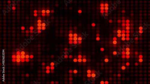 Wallpaper Mural  red disco lights background. Disco party glowing animation. VJ animation. Flicker wall lights. Nightclub, music video, LED screen and projector, glamour and fashion event, jazz, pop Torontodigital.ca