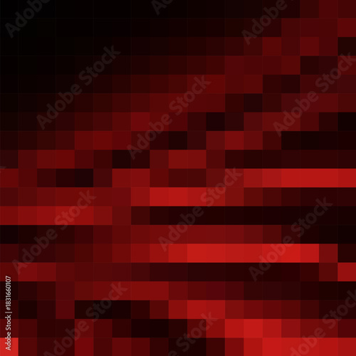 Red pixel background. Layout for advertising. Cover for magazine background. Presentation template. eps 10