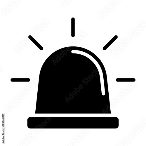 siren icon vector design template simple and modern