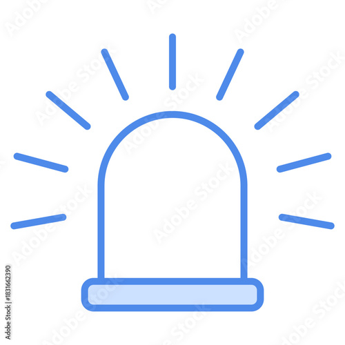 siren icon vector design template simple and modern