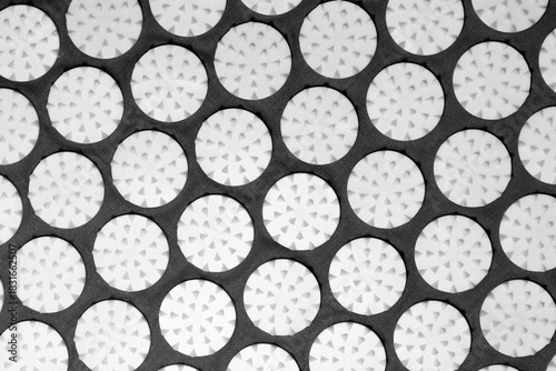 Massage mat with spikes. A useful massager for health. 