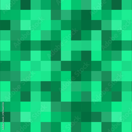 Pattern green pixel background, pattern. Yellow pixel wallpaper. Vector illustration.