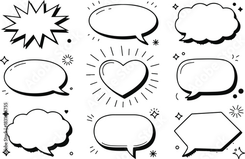 Speech bubble comic collection