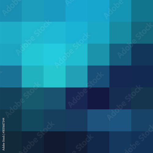 Blue pixel background. Design element. Presentation template. eps 10
