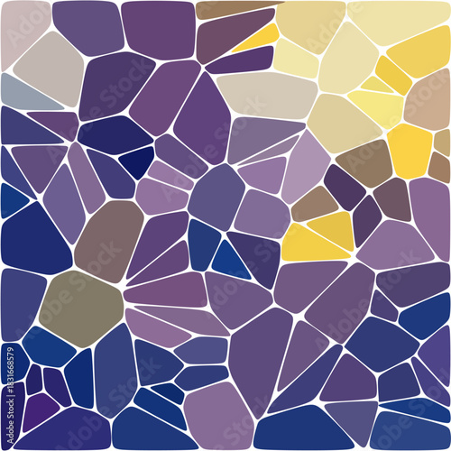 Colored pebbles vector image. Abstract illustration. eps 10