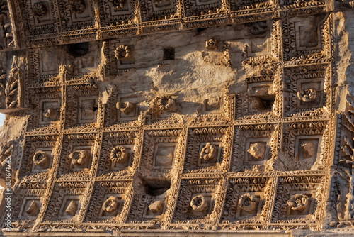 Ancient Arch Of Titus Soffit Coffers