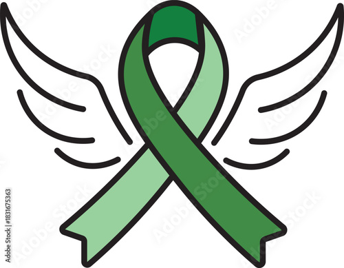vector illustration of a ribbon