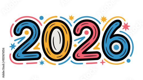 New Year's Eve 2026: Colorful numbers, full of joy for the coming new year 