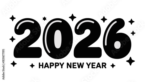 New Year's Eve Celebration 2026: A stylish and celebratory design with 2026 boldly displayed. This design encapsulates the spirit of joy, excitement, and anticipation for the coming year.