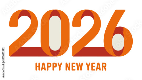 New Year 2026: A vibrant and modern design for the upcoming New Year, radiating a sense of optimistic anticipation and the promise of new beginnings.