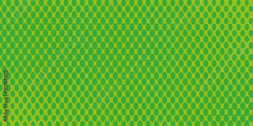 Abstract green and turquoise pop art background with halftone dots in retro comic style
