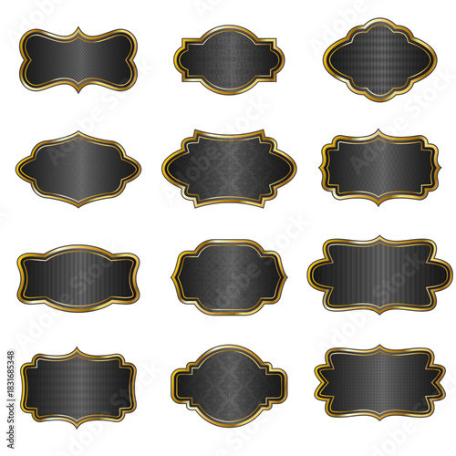 Gold Premium Vector Frames