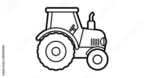 Outline of a tractor design for agriculture and farming projects